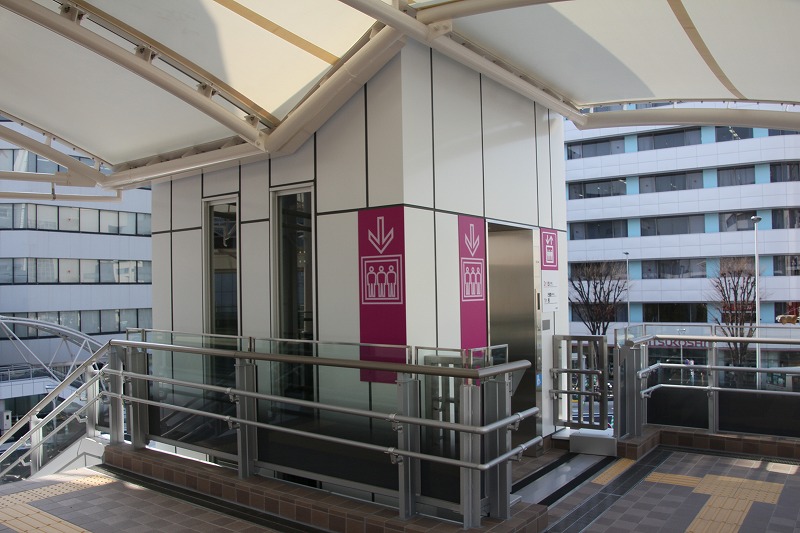 川越駅西口駅前広場改修工事に伴う昇降機設置工事のアイキャッチ画像