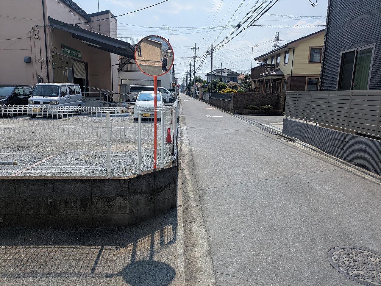 B様駐車場カーブミラー交換工事のアイキャッチ画像